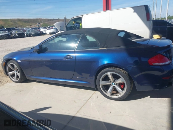 2010 BMW 6 Series 650i with VIN WBAEB5C53AC225241, listed as a IAAI auction lot 41642038 with 134,310 mi miles. Bid and sale history available at carsss.com. Image 13.