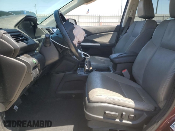 2015 Honda CR-V EX-L with VIN 2HKRM3H76FH517040, listed as a Copart auction lot 51932775 with 227,198 mi miles and Salvage Title. Bid and sale history available at DreamBid. Image 7.