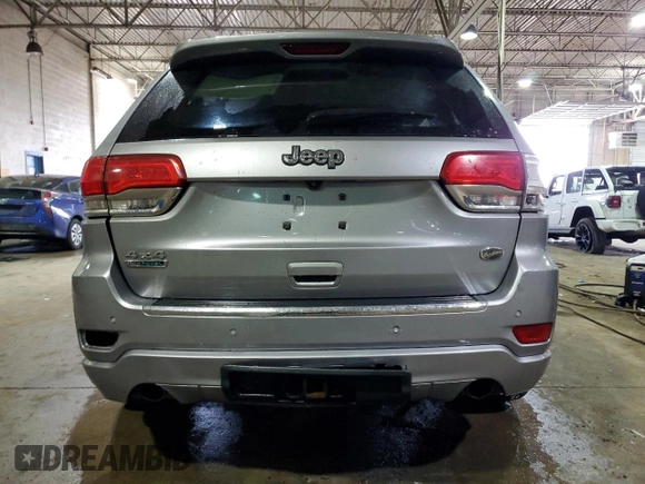 2014 Jeep Grand Cherokee Overland with VIN 1C4RJFCM8EC316368, listed as a Copart auction lot 83742844 with Not Provided miles and Clean Title. Bid and sale history available at DreamBid. Image 6.