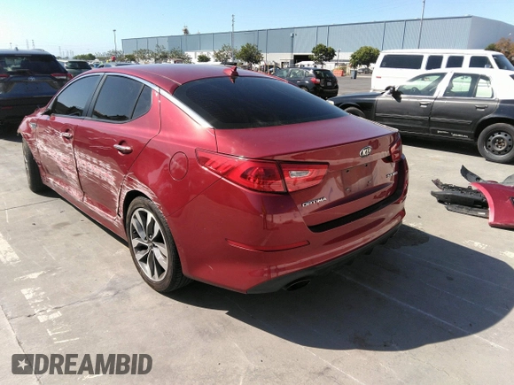2015 Kia Optima SXL Turbo with VIN 5XXGR4A66FG515381, listed as a IAAI auction lot 38577212 with 88,717 mi miles and . Bid and sale history available at DreamBid. Image 3.