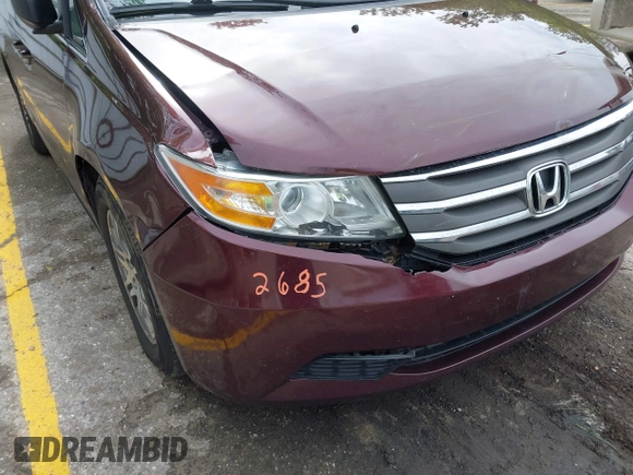 2013 Honda Odyssey EX-L с VIN 5FNRL5H64DB053215, выставлен на аукционе IAAI как лот 42332685 с пробегом 247 537 миль миль и . История ставок и продаж доступна на DreamBid. Изображение 6.