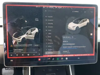 2019 Tesla Model 3 Mid Range with VIN 5YJ3E1EA6KF509987, listed as a Copart auction lot 46117565 with 64,042 mi miles and Salvage Title. Bid and sale history available at carsss.com. Image 9.