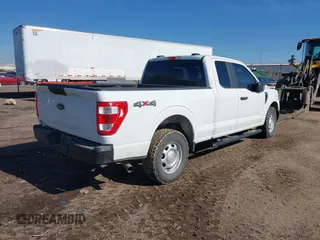 2021 Ford F-150 XL with VIN 1FTFX1E59MFC09787, listed as a IAAI auction lot 42162828 with 96,215 mi miles and . Bid and sale history available at DreamBid. Image 4.