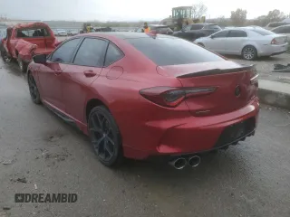 2021 Acura TLX Type S with VIN 19UUB7F03MA001317, listed as a Copart auction lot 80432464 with 19,683 mi miles and Salvage Title. Bid and sale history available at carsss.com. Image 2.