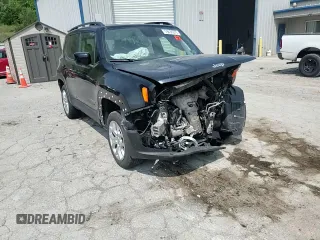 2018 Jeep Renegade Latitude with VIN ZACCJBBBXJPH52403, listed as a Copart auction lot 59636375 with 68,860 mi miles and Salvage title. Bid and sale history available at DreamBid. Image 14.