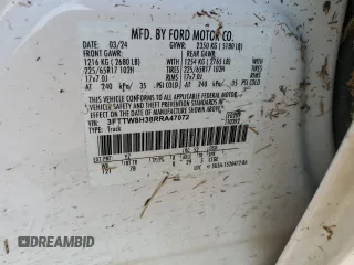 2024 Ford Maverick XLT z VIN 3FTTW8H38RRA47072, wystawiony jako Copart lot #51919395 z przebiegiem Nie podano mil oraz Szkoda całkowita • Salvage title. Historia ofert i sprzedaży dostępna na DreamBid. Obrazek 16.