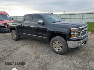 2014 Chevrolet Silverado 1500 LTZ with VIN 1GCVKSEC0EZ237833, listed as a Copart auction lot 55174575 with 146,337 mi miles and Clean Title. Bid and sale history available at DreamBid. Image 4.