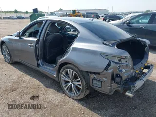 2020 Infiniti Q50 Luxe with VIN JN1EV7AR1LM255530, listed as a IAAI auction lot 42402566 with 58,807 mi miles and . Bid and sale history available at DreamBid. Image 3.