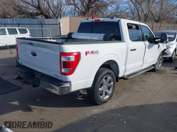2023 Ford F-150 XL with VIN 1FTFW1E85PKF14275, listed as a IAAI auction lot 41301618 with 1 mi miles. Bid and sale history available at carsss.com. Image 4.
