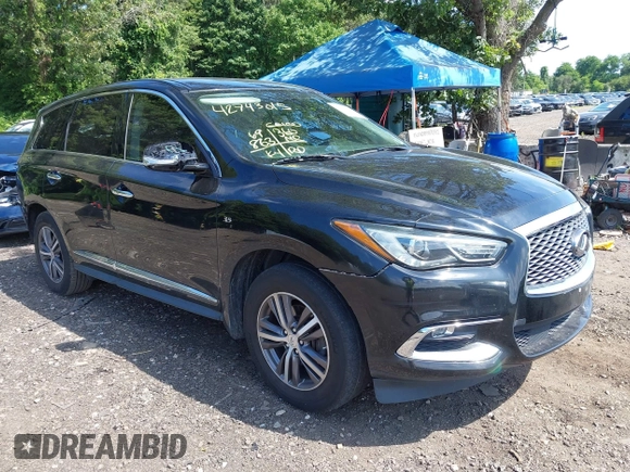 2019 Infiniti QX60 Luxe with VIN 5N1DL0MM0KC515759, listed as a IAAI auction lot 42743015 with 69,863 mi miles and . Bid and sale history available at DreamBid. Image 1.