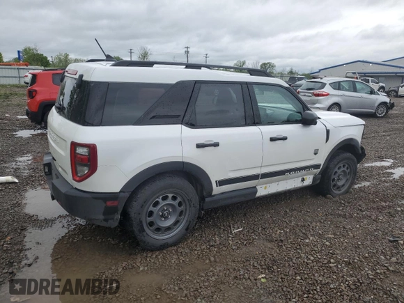 2023 Ford Bronco Sport Big Bend z VIN 3FMCR9B69PRE06776, wystawiony jako Copart lot #58090135 z przebiegiem 25 645 mil mil oraz Szkoda całkowita • Salvage title. Historia ofert i sprzedaży dostępna na DreamBid. Obrazek 3.