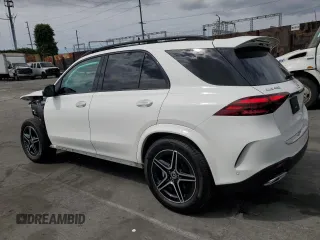 2024 Mercedes-Benz GLE 450 with VIN 4JGFB5KB2RB166243, listed as a Copart auction lot 53145105 with 9,598 mi miles and Salvage title. Bid and sale history available at DreamBid. Image 2.