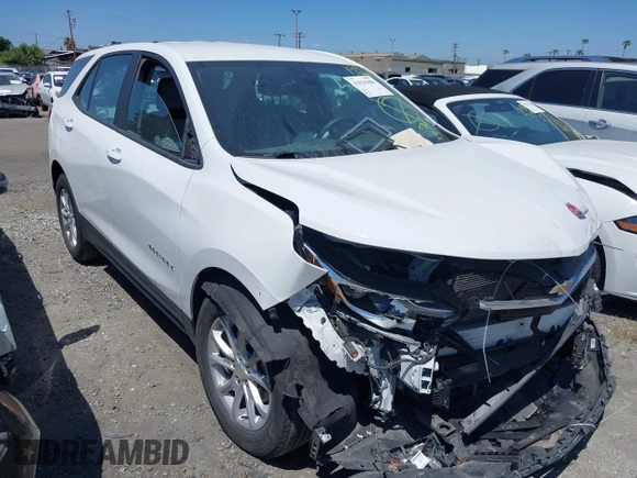 2021 Chevrolet Equinox LS with VIN 3GNAXHEV6MS143527, listed as a IAAI auction lot 42028486 with 23,136 mi miles and . Bid and sale history available at DreamBid. Image 1.