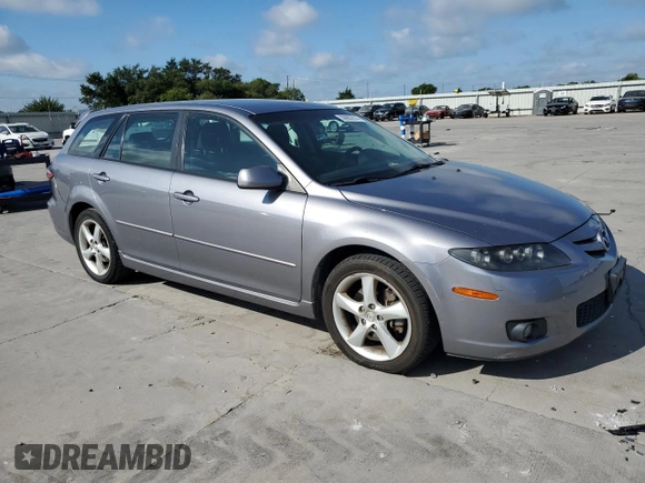 2006 Mazda 6 S Sport VE with VIN 1YVHP82D165M35595, listed as a Copart auction lot 59902814 with 124,566 mi miles and Clean Title. Bid and sale history available at carsss.com. Image 4.