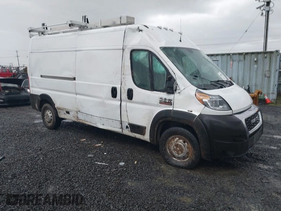 2020 Ram ProMaster Cargo with VIN 3C6TRVDG2LE139671, listed as a IAAI auction lot 41089870 with 64,821 mi miles and . Bid and sale history available at carsss.com. Image 1.