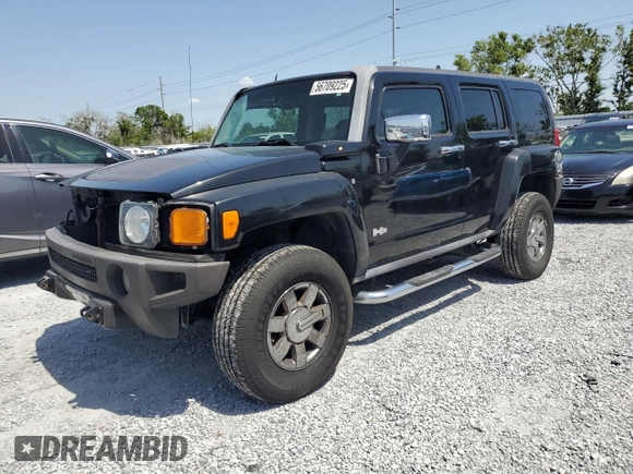 2006 Hummer H3 z VIN 5GTDN136568227096, wystawiony jako Copart lot #56709225 z przebiegiem 230 332 mil mil oraz Szkoda całkowita • Salvage title. Historia ofert i sprzedaży dostępna na DreamBid. Obrazek 1.