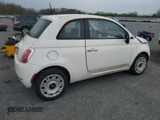 2015 FIAT 500 Pop with VIN 3C3CFFAR5FT696219, listed as a Copart auction lot 54511235 with 73,385 mi miles and Salvage Title. Bid and sale history available at carsss.com. Image 3.