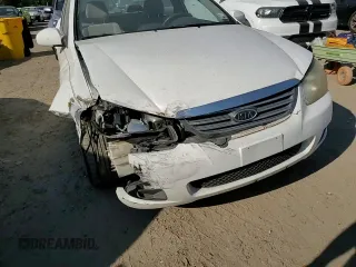 2009 Kia Spectra LX with VIN KNAFE221295606992, listed as a Copart auction lot 72767494 with 163,041 mi miles and Salvage Title. Bid and sale history available at carsss.com. Image 11.