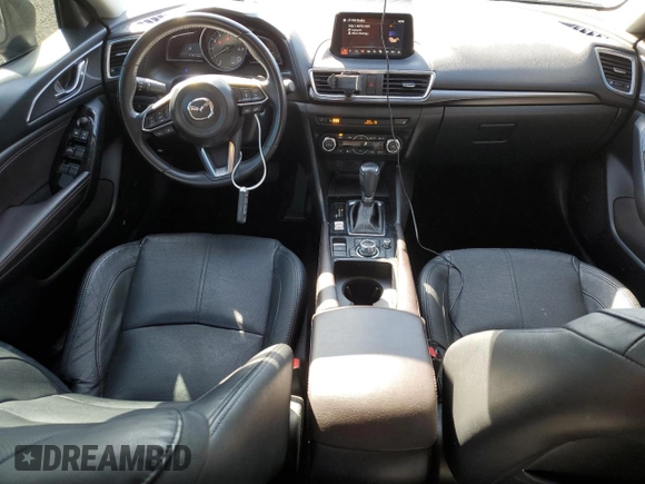 2018 Mazda 3 Grand Touring with VIN 3MZBN1W33JM190874, listed as a Copart auction lot 52973845 with 47,421 mi miles and Salvage Title. Bid and sale history available at DreamBid. Image 8.