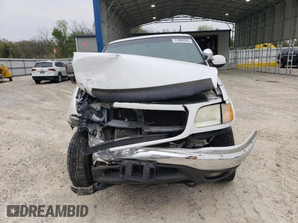 2002 Ford F-150 XL with VIN 1FTRX18L42NB60380, listed as a Copart auction lot 51806955 with 293,591 mi miles and Salvage title. Bid and sale history available at DreamBid. Image 5.