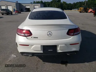 2023 Mercedes-Benz C 300 with VIN W1KWJ8DB2PG121153, listed as a Copart auction lot 63962614 with 15,194 mi miles and Salvage Title. Bid and sale history available at DreamBid. Image 6.