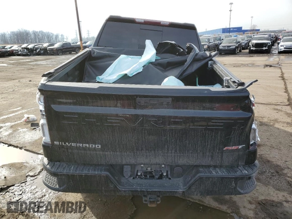 2022 Chevrolet Silverado 1500 RST with VIN 1GCUDEET6NZ599205, listed as a Copart auction lot 42735645 with Not Provided miles and Clean Title. Bid and sale history available at DreamBid. Image 6.