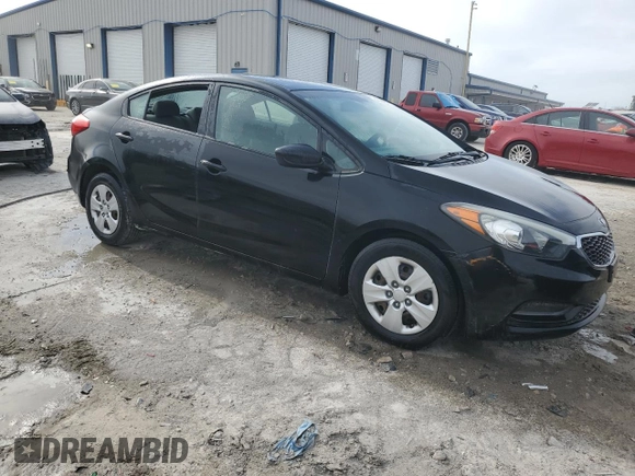 2015 Kia Forte LX with VIN KNAFK4A60F5432370, listed as a Copart auction lot 49144205 with 0 mi miles and Salvage Title. Bid and sale history available at carsss.com. Image 4.