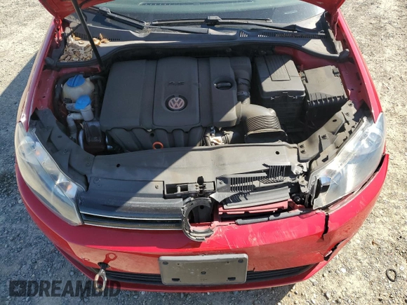 2010 Volkswagen Jetta SE with VIN 3VWTZ7AJ5AM692531, listed as a Copart auction lot 53857435 with 127,790 mi miles and Salvage title. Bid and sale history available at DreamBid. Image 11.