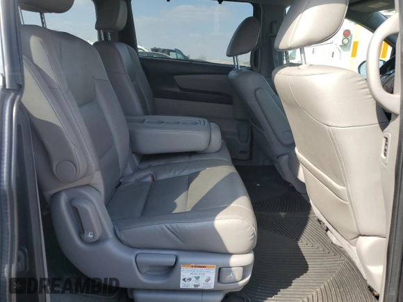 2014 Honda Odyssey EX-L with VIN 5FNRL5H64EB123541, listed as a Copart auction lot 52483705 with 77,996 mi miles and Salvage Title. Bid and sale history available at DreamBid. Image 11.