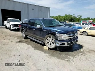 2020 Ford F-150 XL with VIN 1FTEW1E52LFC63073, listed as a Copart auction lot 57453495 with 22,718 mi miles and Salvage title. Bid and sale history available at DreamBid. Image 14.
