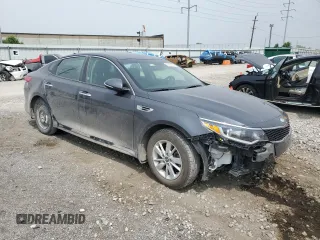 2018 Kia Optima LX z VIN KNAGT4L35J5233487, wystawiony jako Copart lot #59181965 z przebiegiem 136 454 mil mil oraz Szkoda całkowita • Salvage title. Historia ofert i sprzedaży dostępna na DreamBid. Obrazek 4.