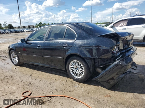 2001 BMW 5 Series 530iA with VIN WBADT63421CF09775, listed as a Copart auction lot 69180694 with 368,937 mi miles and Salvage Title. Bid and sale history available at carsss.com. Image 2.