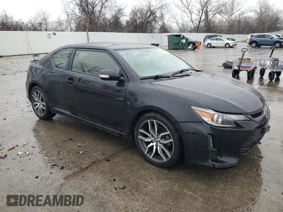 2015 Scion tC with VIN JTKJF5C71F3089425, listed as a Copart auction lot 43441305 with 105,724 mi miles and Salvage Title. Bid and sale history available at carsss.com. Image 4.
