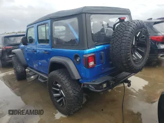 2022 Jeep Wrangler Unlimited Willys with VIN 1C4HJXDN0NW254617, listed as a Copart auction lot 74772844 with Not Provided miles and Non Repairable. Bid and sale history available at DreamBid. Image 2.