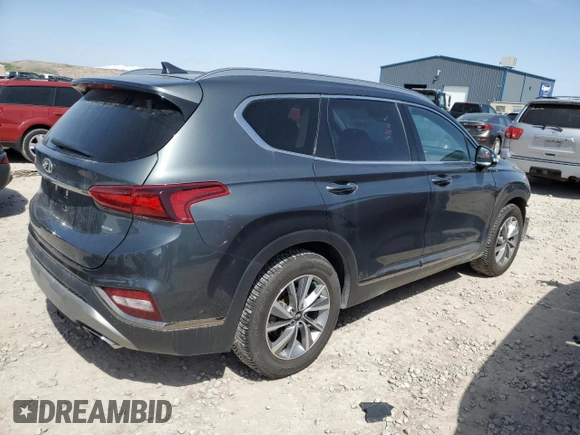 2020 Hyundai Santa Fe Limited with VIN 5NMS5CADXLH208078, listed as a Copart auction lot 52400485 with 60,683 mi miles and Salvage Title. Bid and sale history available at DreamBid. Image 3.