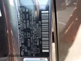 2018 Kia Optima LX с VIN KNAGT4L37J5213466, выставлен на аукционе Copart как лот 52018245 с пробегом 73 966 миль миль и На запчасти • Non repairable. История ставок и продаж доступна на DreamBid. Изображение 15.