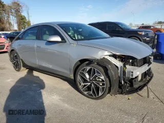 2023 Hyundai IONIQ 6 SEL with VIN KMHM34AA5PA026732, listed as a Copart auction lot 88020935 with 16,650 mi miles and Salvage Title. Bid and sale history available at carsss.com. Image 4.