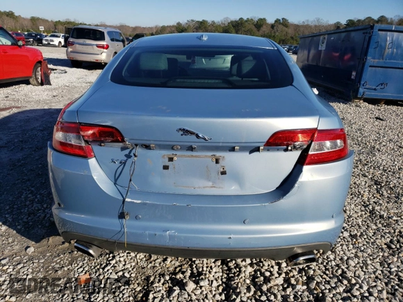 2011 Jaguar XF with VIN SAJWA0FB8BLS02474, listed as a Copart auction lot 85266644 with 156,948 mi miles and Salvage Title. Bid and sale history available at carsss.com. Image 6.