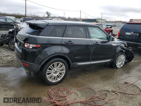 2013 Land Rover Range Rover Evoque Prestige Premium with VIN SALVV2BG1DH709534, listed as a Copart auction lot 49584415 with 124,245 mi miles and Salvage Title. Bid and sale history available at carsss.com. Image 3.