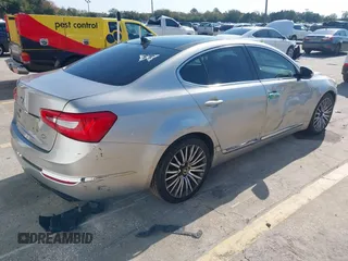 2014 Kia Cadenza Premium with VIN KNALN4D75E5121692, listed as a IAAI auction lot 41332055 with 146,618 mi miles. Bid and sale history available at carsss.com. Image 4.