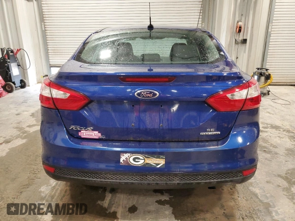 2012 Ford Focus SE with VIN 1FAHP3F29CL451543, listed as a Copart auction lot 58773845 with 105,527 mi miles and Non repairable. Bid and sale history available at DreamBid. Image 6.