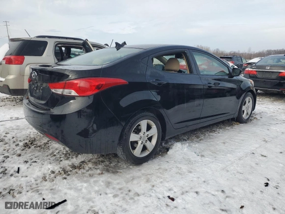 2013 Hyundai Elantra GLS PZEV with VIN 5NPDH4AE9DH219687, listed as a Copart auction lot 84676304 with 90,810 mi miles and Clean Title. Bid and sale history available at carsss.com. Image 3.