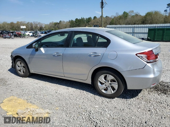 2014 Honda Civic Sedan LX with VIN 19XFB2F57EE084951, listed as a Copart auction lot 50713245 with 200,727 mi miles and Salvage Title. Bid and sale history available at carsss.com. Image 2.