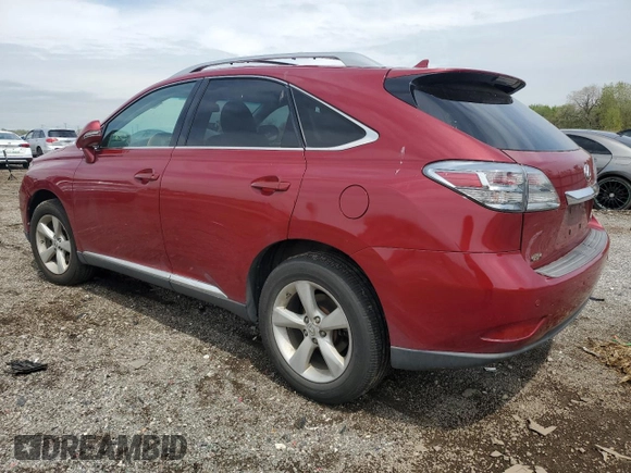 2011 Lexus RX 350 with VIN 2T2BK1BA3BC096841, listed as a Copart auction lot 55532455 with 77,644 mi miles and Salvage title. Bid and sale history available at DreamBid. Image 2.