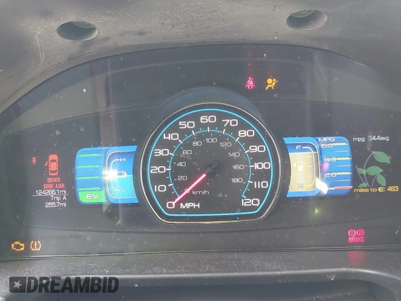 2012 Ford Fusion Hybrid с VIN 3FADP0L31CR325835, выставлен на аукционе IAAI как лот 41982489 с пробегом 124 266 миль миль и . История ставок и продаж доступна на DreamBid. Изображение 7.