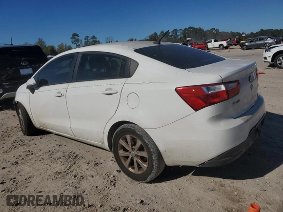 2015 Kia Rio EX with VIN KNADN4A35F6427387, listed as a Copart auction lot 84731584 with 146,405 mi miles and Salvage Title. Bid and sale history available at carsss.com. Image 2.