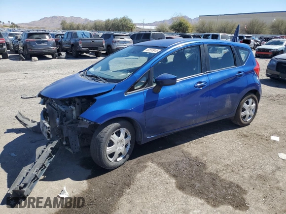 2016 Nissan Note S Plus with VIN 3N1CE2CP1GL401561, listed as a Copart auction lot 50555945 with 78,555 mi miles and Clean Title. Bid and sale history available at DreamBid. Image 1.