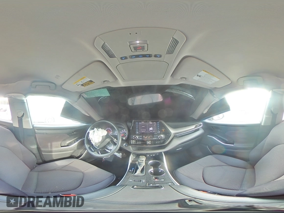 2020 Toyota Highlander L with VIN 5TDCZRAH2LS504059, listed as a Copart auction lot 54101495 with 53,974 mi miles and Salvage title. Bid and sale history available at DreamBid. Image 15.