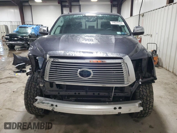 2011 Toyota Tundra 4WD Truck LTD with VIN 5TFBY5F1XBX192505, listed as a Copart auction lot 74824934 with 21,059 mi miles and Salvage Title. Bid and sale history available at carsss.com. Image 5.