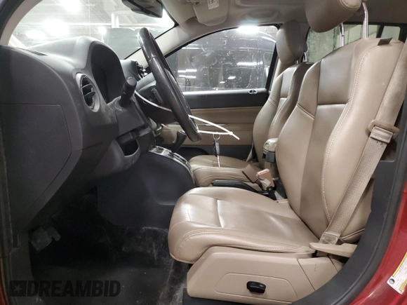 2015 Jeep Compass High Altitude Edition with VIN 1C4NJDEB4FD121703, listed as a Copart auction lot 48828065 with 126,805 mi miles and Salvage Title. Bid and sale history available at carsss.com. Image 7.